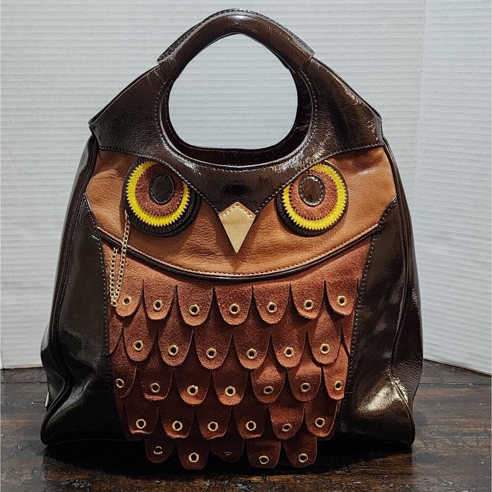 KATE SPADE NEW YORK MAXIMILLIAN MAXWELL OWL TOTE purse bag handbag - Picture 2 of 16